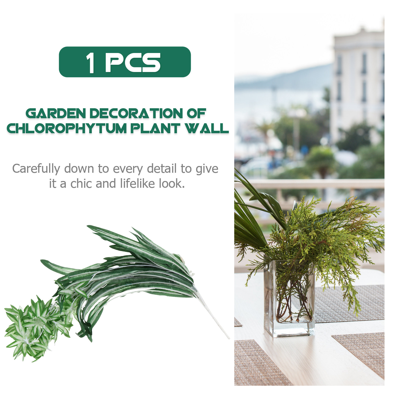 Sztuczna roślina pająk, realis – Spider Plant Hanging recenzja i cena